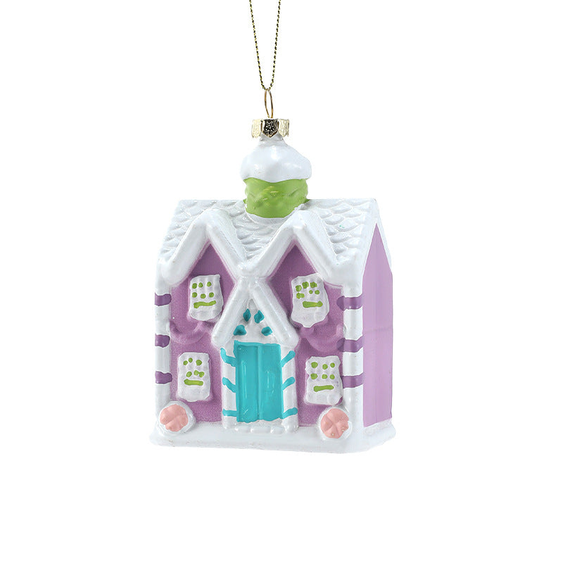 The Fluffy One Colorful Hanging Travel Theme Ornaments Set