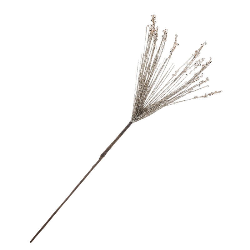 The Fluffy One Silver Spiky Starburst Ornaments